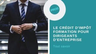 Credit impot formation dirigeant